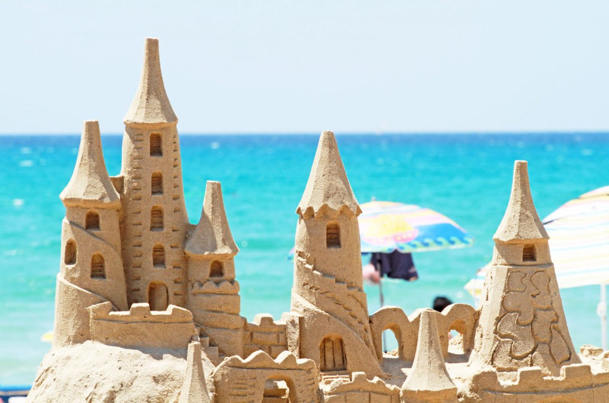 image of a sandcastle